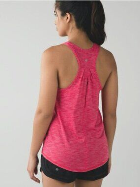 Lululemon Women's Salute the Sun Singlett II Tank Top Size 6 Pink